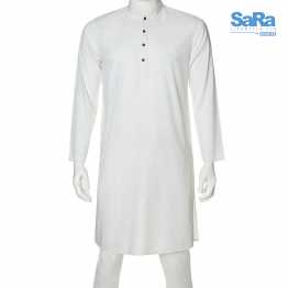 SaRa Men's Panjabi (White )